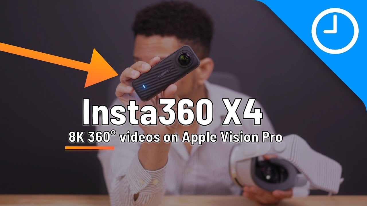 Make immersive Apple Vision Pro videos with just an Insta360 X4
