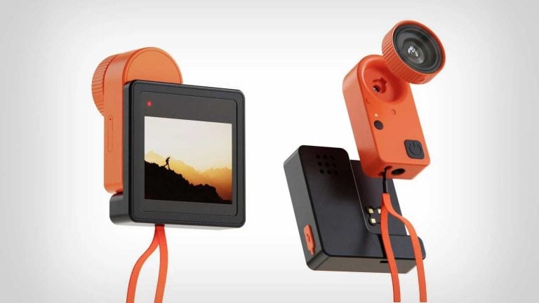Interchangeable lens GoPro concept camera