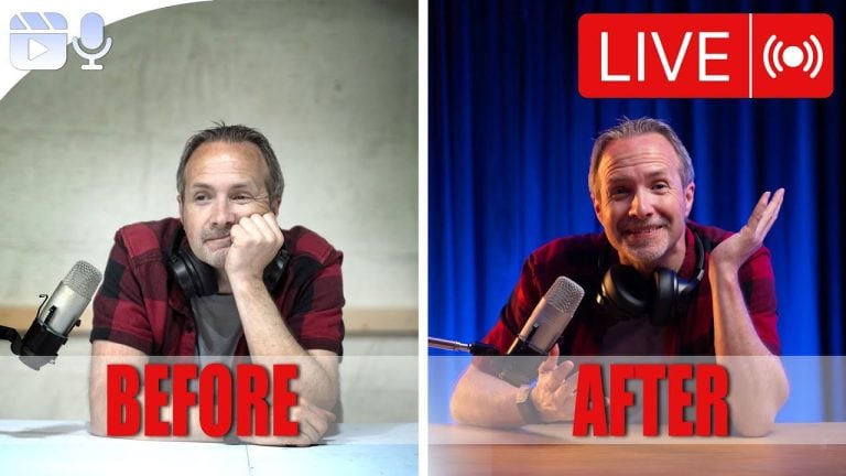 Lighting for speaking to camera