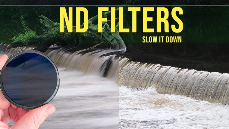 Slow down time with neutral density filters