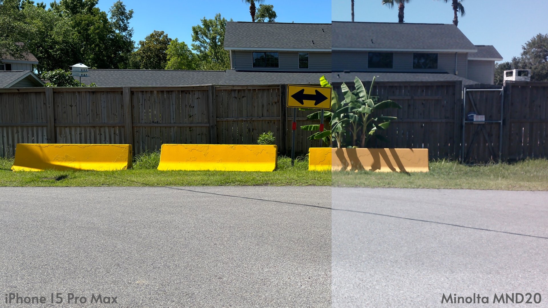 Minolta MND20 vs iPhone 15 Pro Max