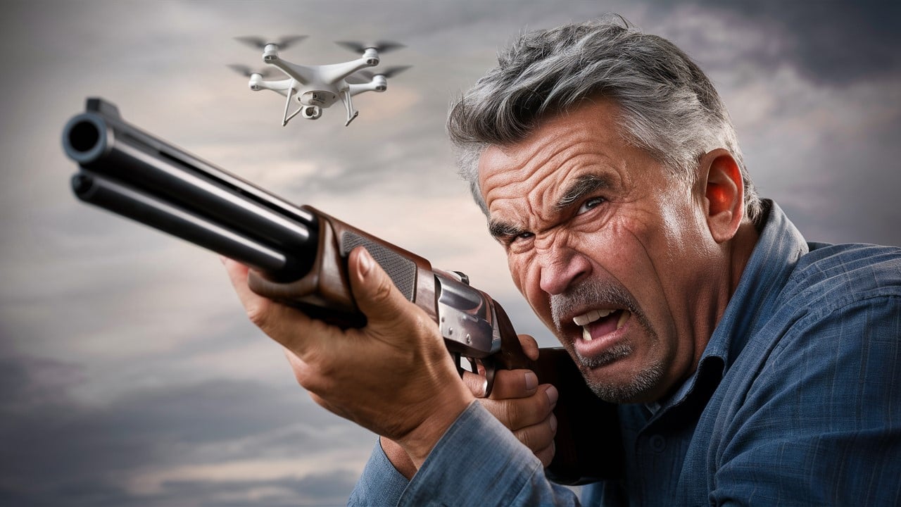 shooting drone