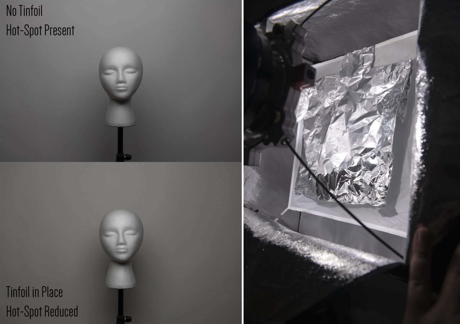 Eliminate Softbox Hot Spots